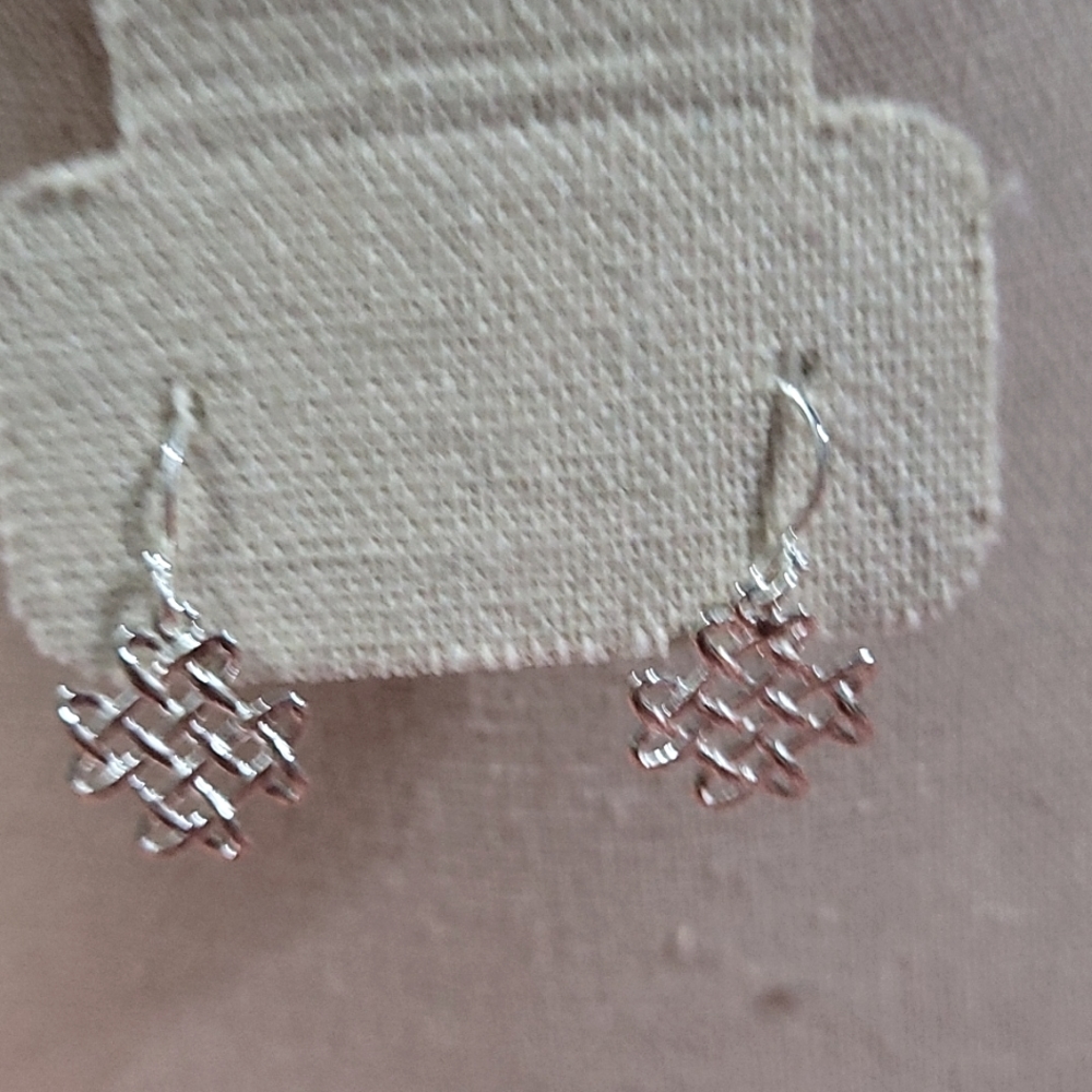 Celtic Knot Earrings .925 sterling silver